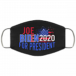 Joe Biden 2020 American President Pro Joe Biden Gift Washable Reusable Custom - Printed Cloth Face Mask Cover, White, Cloth Face Mask