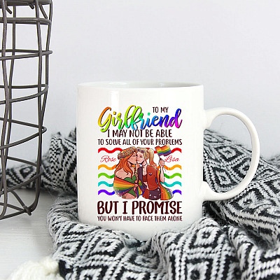 Personalized to My Girlfriend I May Not Be Able to Solve Ceramic Coffee Mug - Beer Stein - Water Bottle