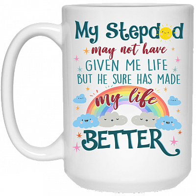 15 oz. White Mug