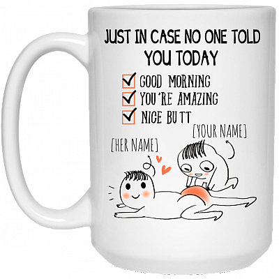 15 oz. White Mug