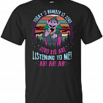 Vintage Today's Number Is Zero Funny Count Von Count T-Shirt