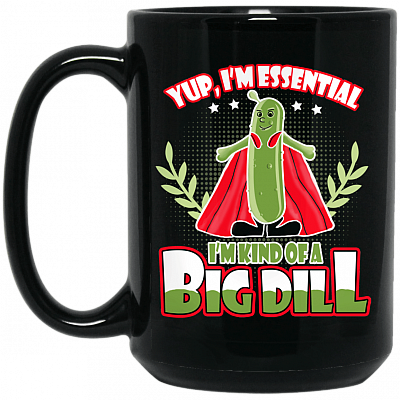 15 oz. Black Mug