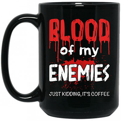 15 oz. Black Mug