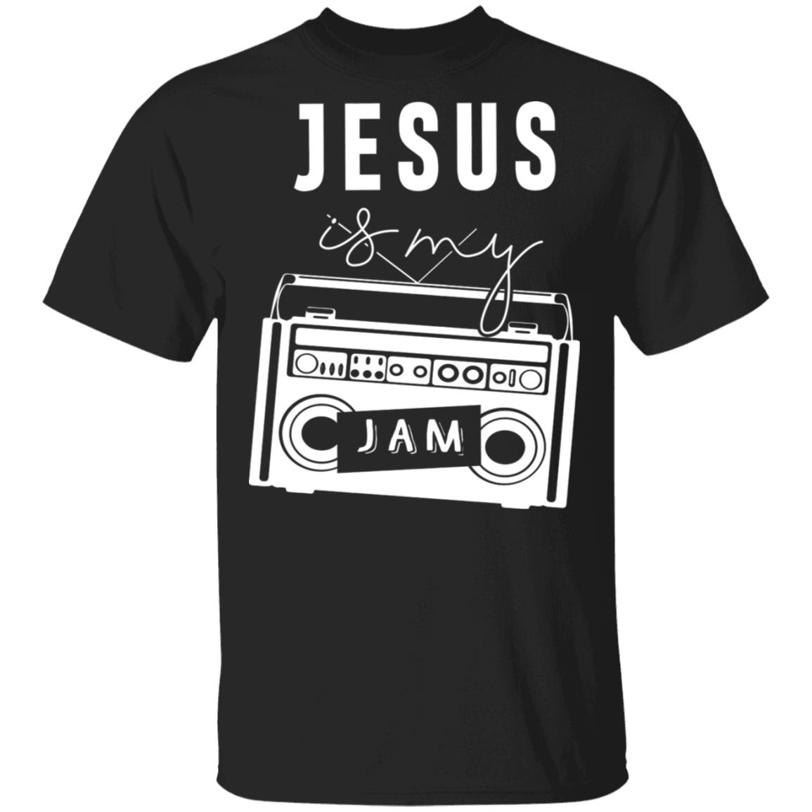 Jesus is My Jam - Funny Christian Music Lover T-Shirt, Black, Unisex T-Shirt