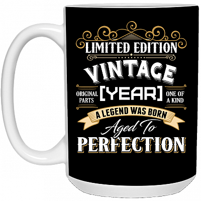 15 oz. White Mug