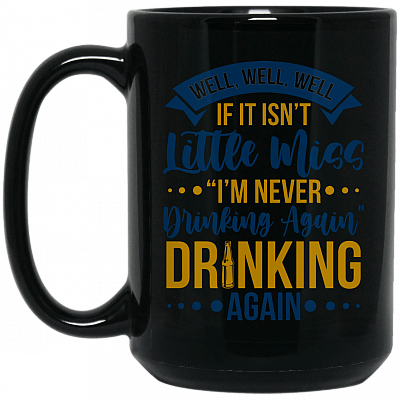 15 oz. Black Mug