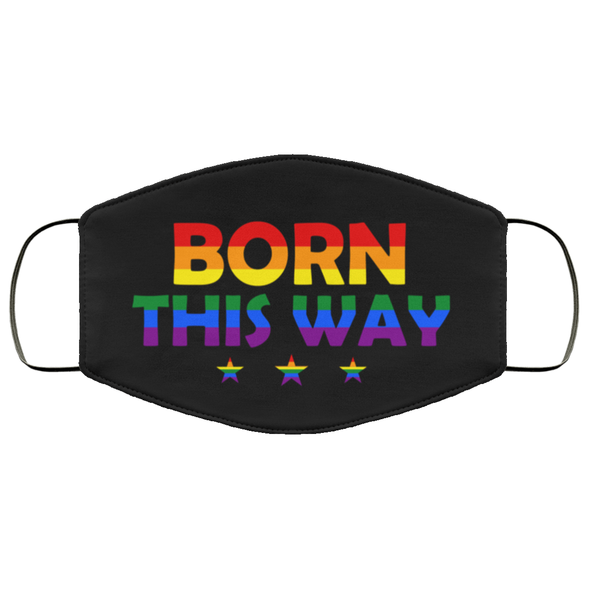 Born This Way LGBTQ Gift Washable Reusable Custom – Printed Cloth Face Mask Cover, White, Cloth Face Mask Born This Way LGBTQ Gift Washable Reusable Custom – Printed Cloth Face Mask Cover, White, Cloth Face Mask