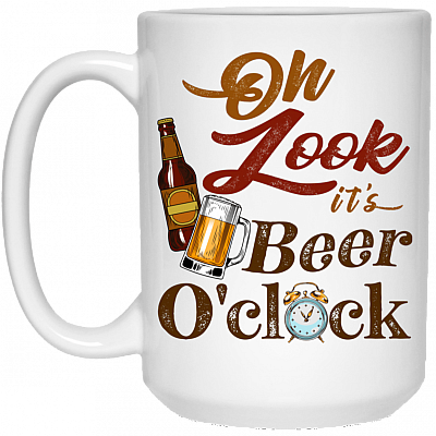 15 oz. White Mug