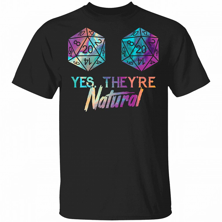 Yes They Are Natural T-Shirt - Funny Board Game Shirt, Black, Unisex T-Shirt