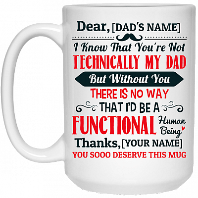 15 oz. White Mug