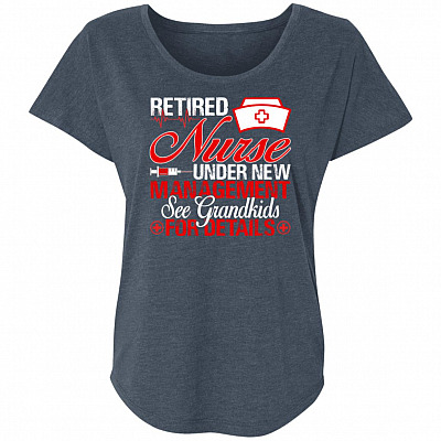 Ladies Triblend Dolman Sleeve