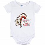New To The Tribe Indigenous Baby Onesie - Toddler Baby Infant Bodysuit, White, Baby Onesie - 12 Month
