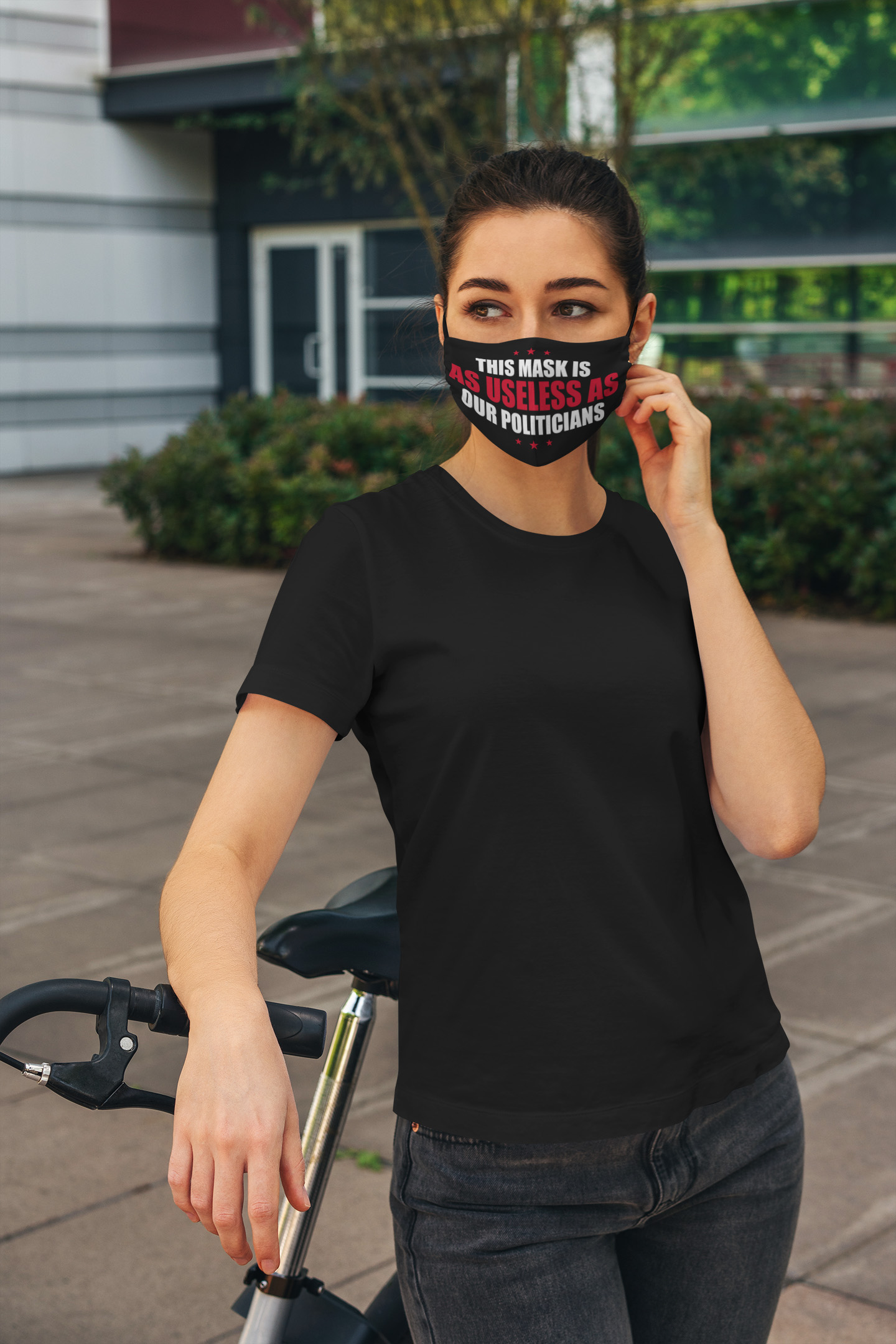 4VT. Useless Politicians Mask mockup