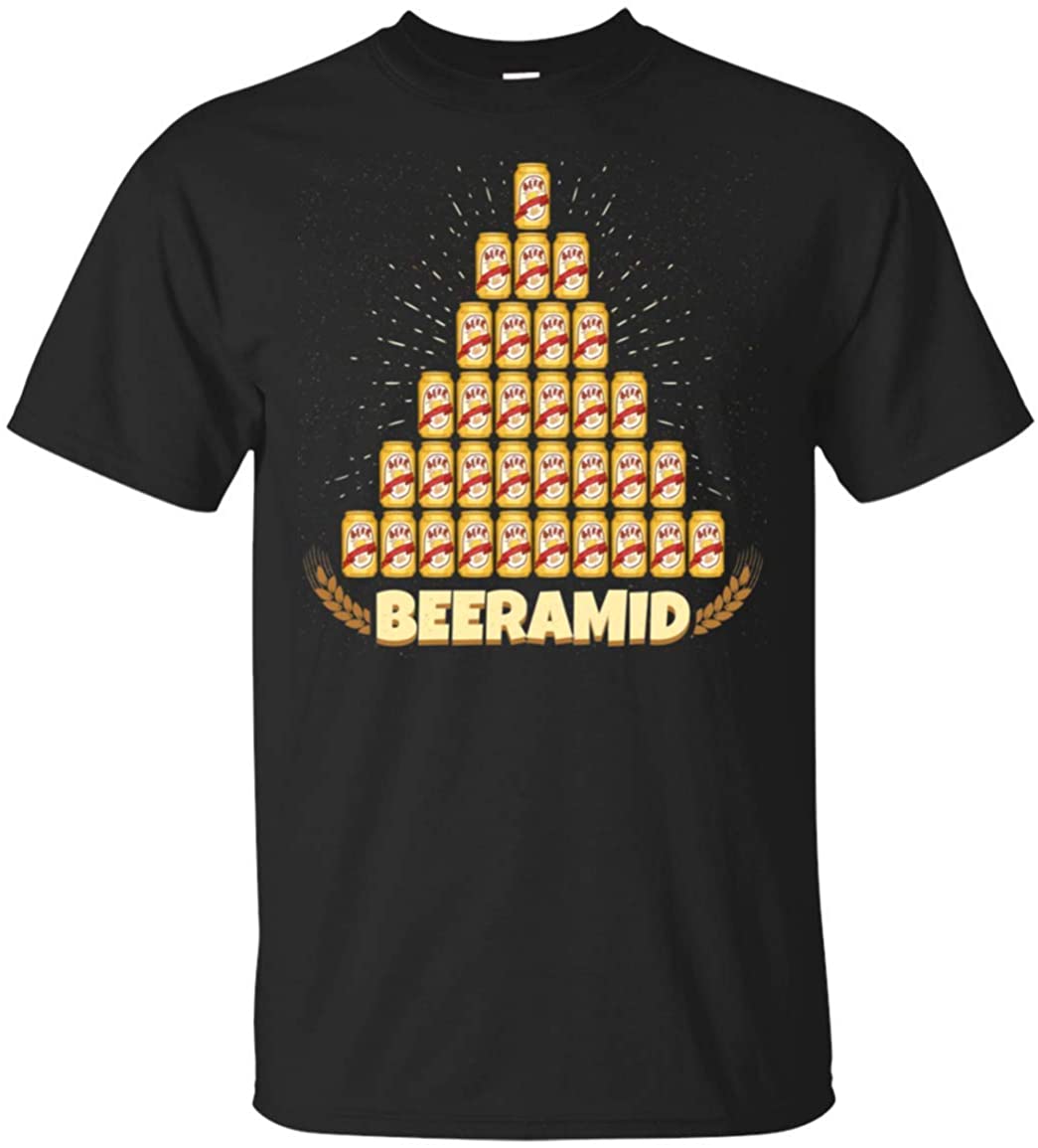 Funny Beeramid T-Shirt, Unisex T-Shirt, Black