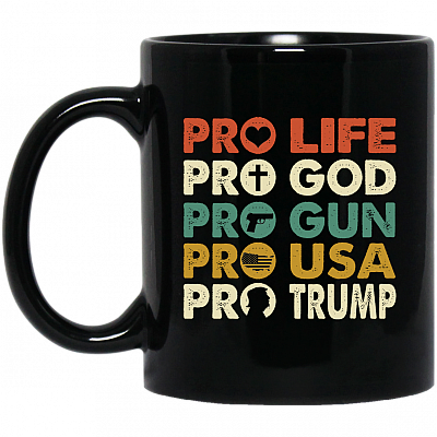 11 oz. Black Mug