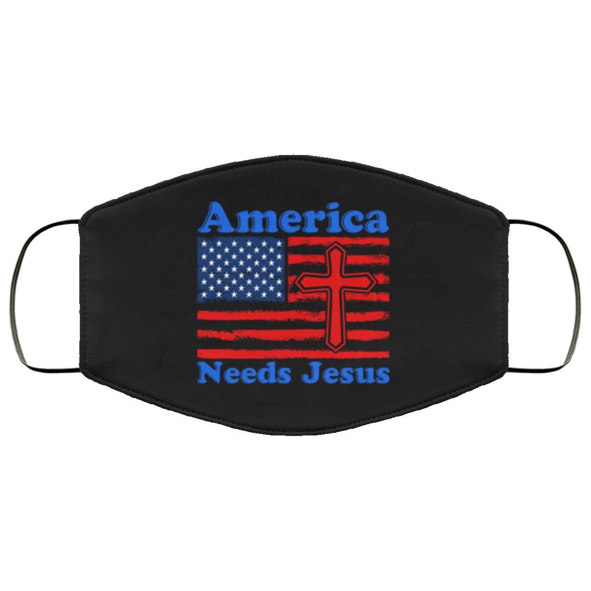 America Needs Jesus Washable Reusable Custom – Printed Cloth Face Mask Cover, White, Cloth Face Mask America Needs Jesus Washable Reusable Custom – Printed Cloth Face Mask Cover, White, Cloth Face Mask