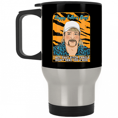 14 oz. Silver Travel Mug
