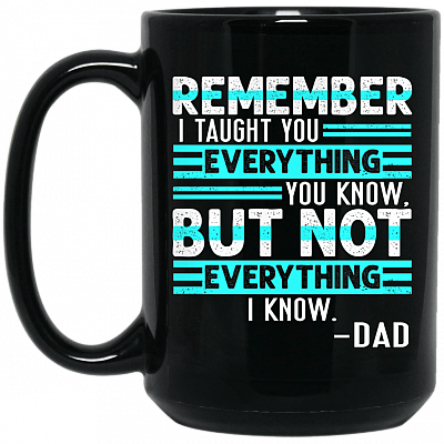 15 oz. Black Mug
