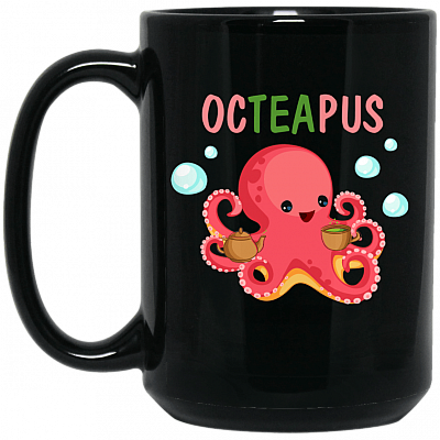 15 oz. Black Mug