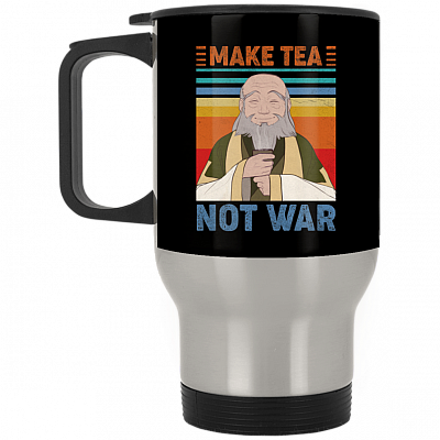 14 oz. Silver Travel Mug