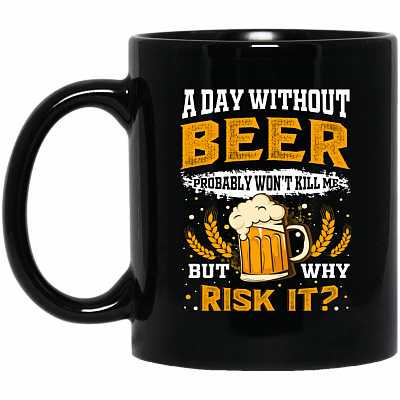 11 oz. Black Mug