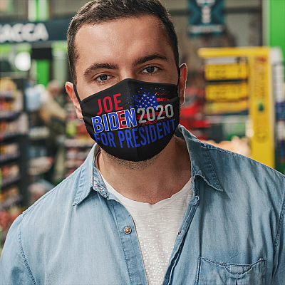 Alternative view of Joe Biden 2020 American President Pro Joe Biden Gift Washable Reusable Custom - Printed Cloth Face Mask Cover