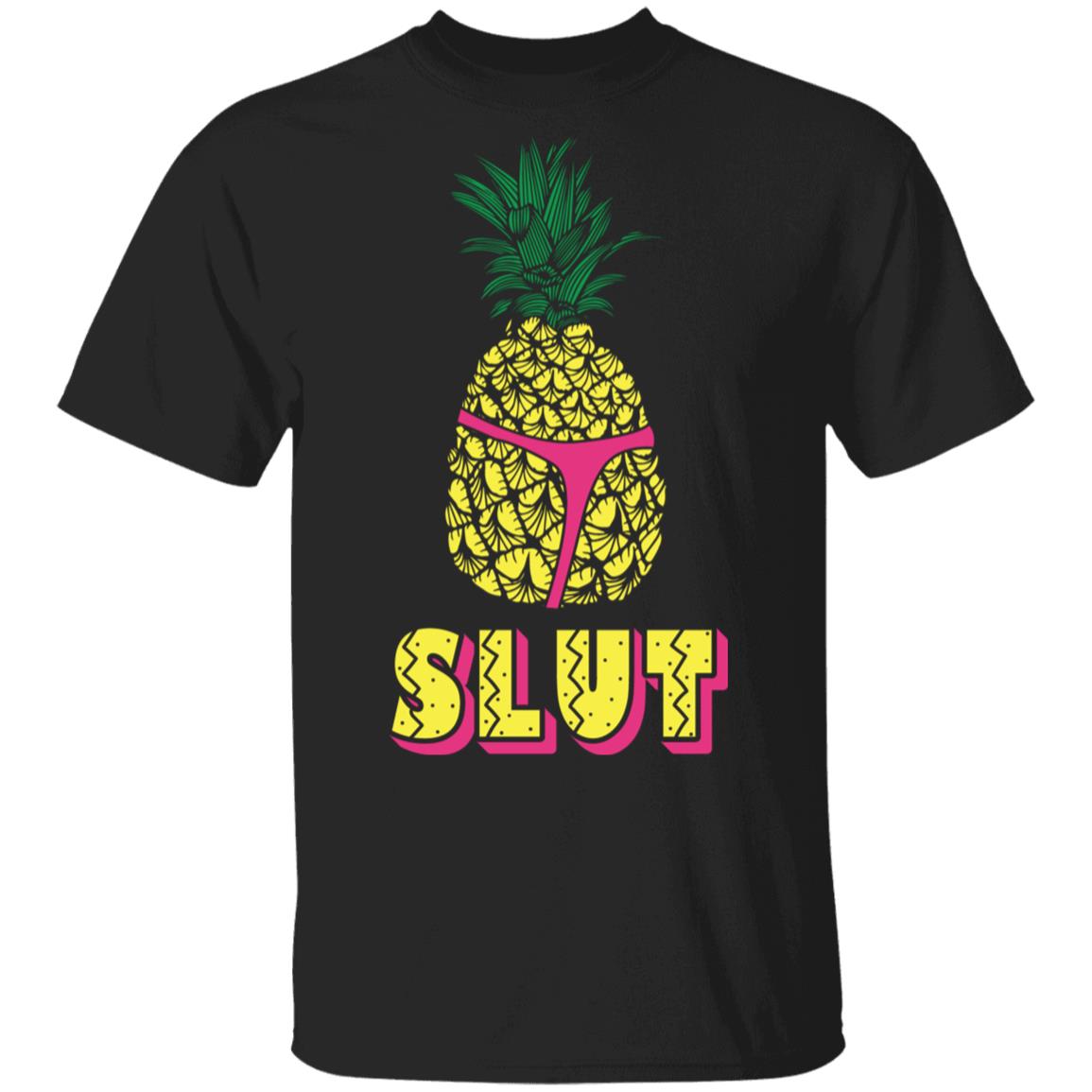Pineapple Slut Funny Holt Brooklyn 99 Pink T-Shirt, Black, Unisex T-Shirt