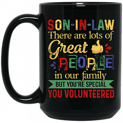 15 oz. Black Mug