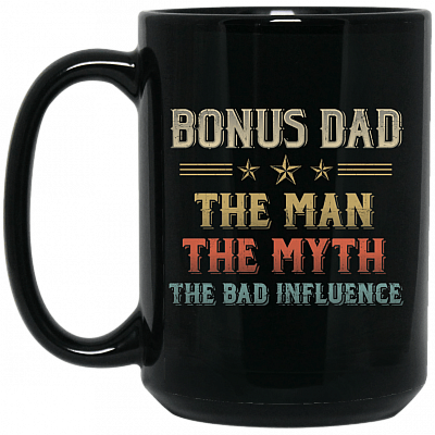 15 oz. Black Mug
