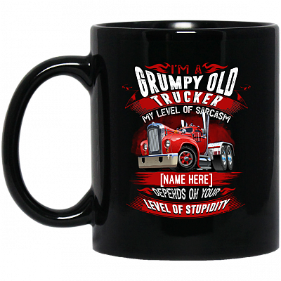 11 oz. Black Mug