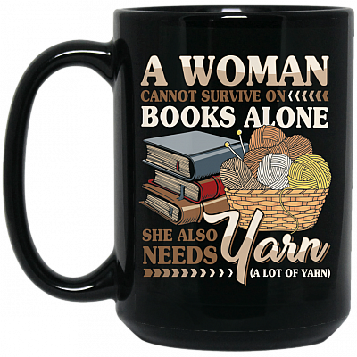 15 oz. Black Mug