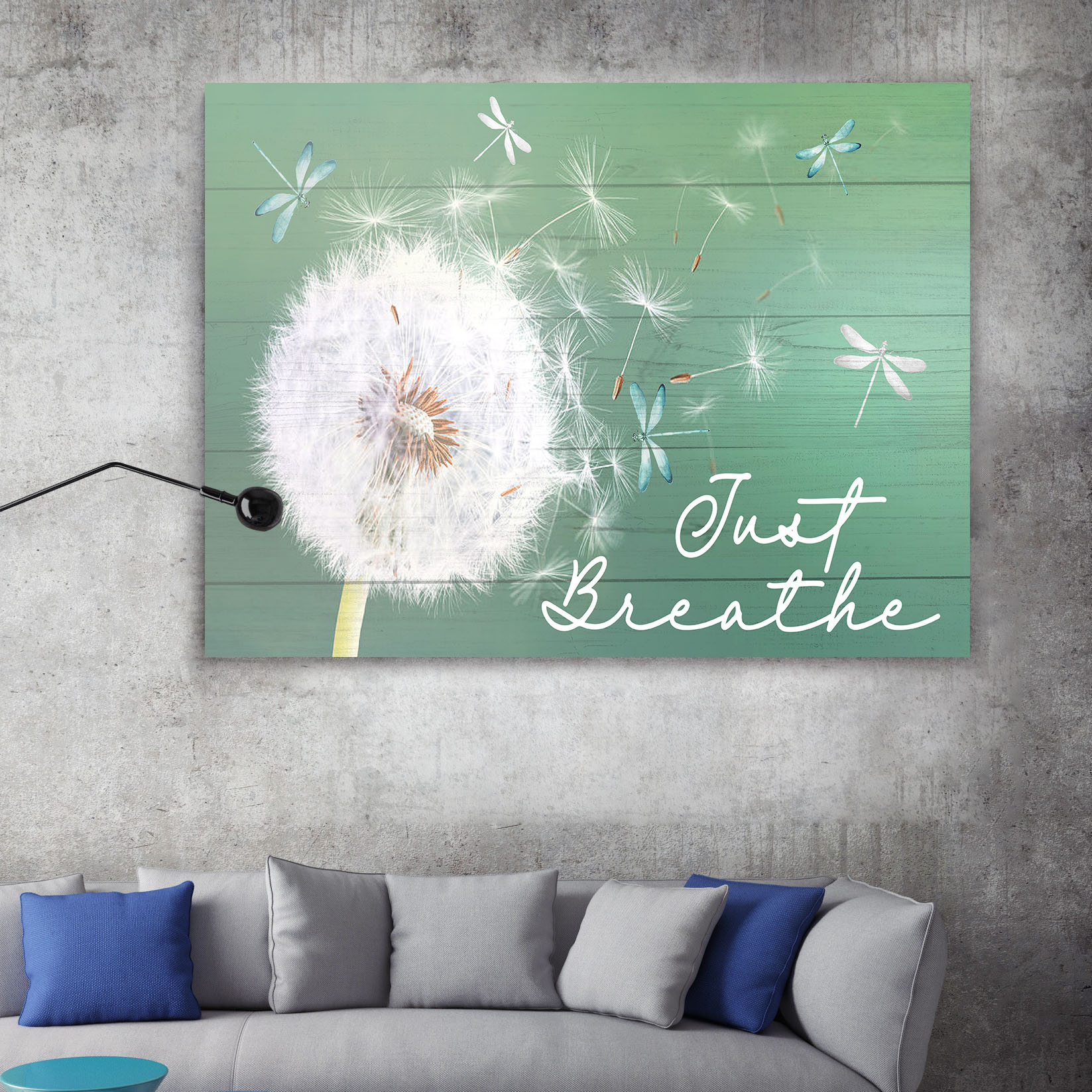 mock up poster with vintage hipster loft interior background, 3D