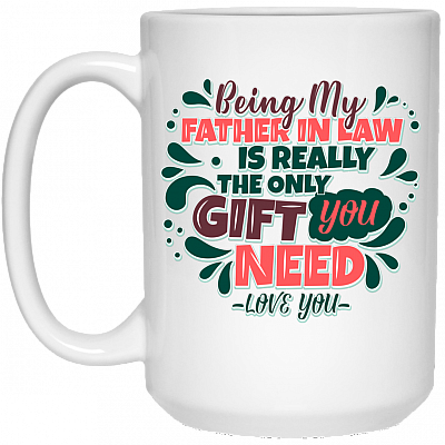 15 oz. White Mug