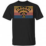 Let's Wander Where The WiFi Weak Camping Connectivity T-Shirt - Happy Camper Strong Camping Connection Shirt, Black, Unisex T-Shirt