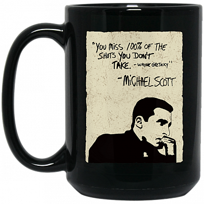 15 oz. Black Mug