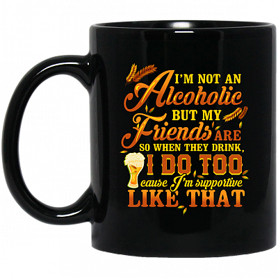 11 oz. Black Mug