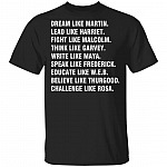 Dream Like Martin T-Shirt, Black, Unisex T-Shirt
