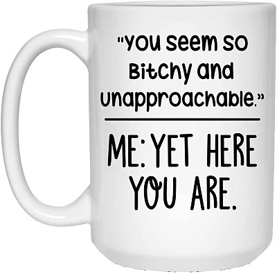 15 oz. White Mug