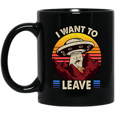 11 oz. Black Mug