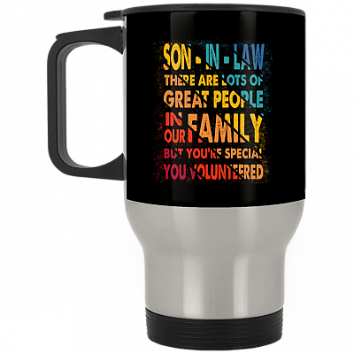 14 oz. Silver Travel Mug