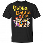 Yabba-Dab-ba Doo Funny Show 80s 90s Flinstone T-Shirt, Black, Unisex T-Shirt