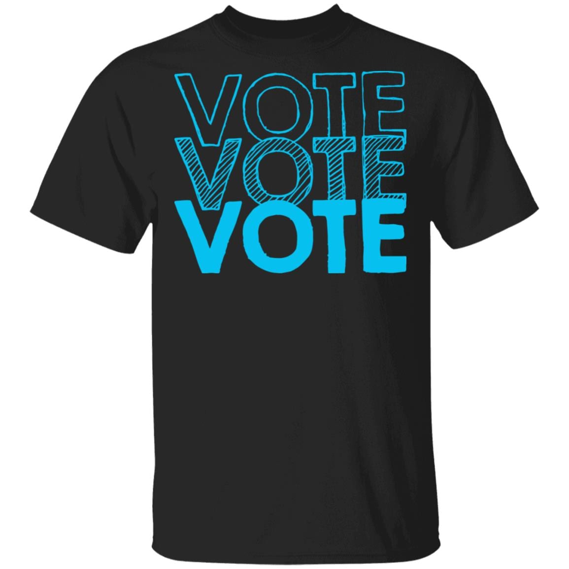 Vote Blue T-Shirt - 2020 Election Shirt, Black, Unisex T-Shirt