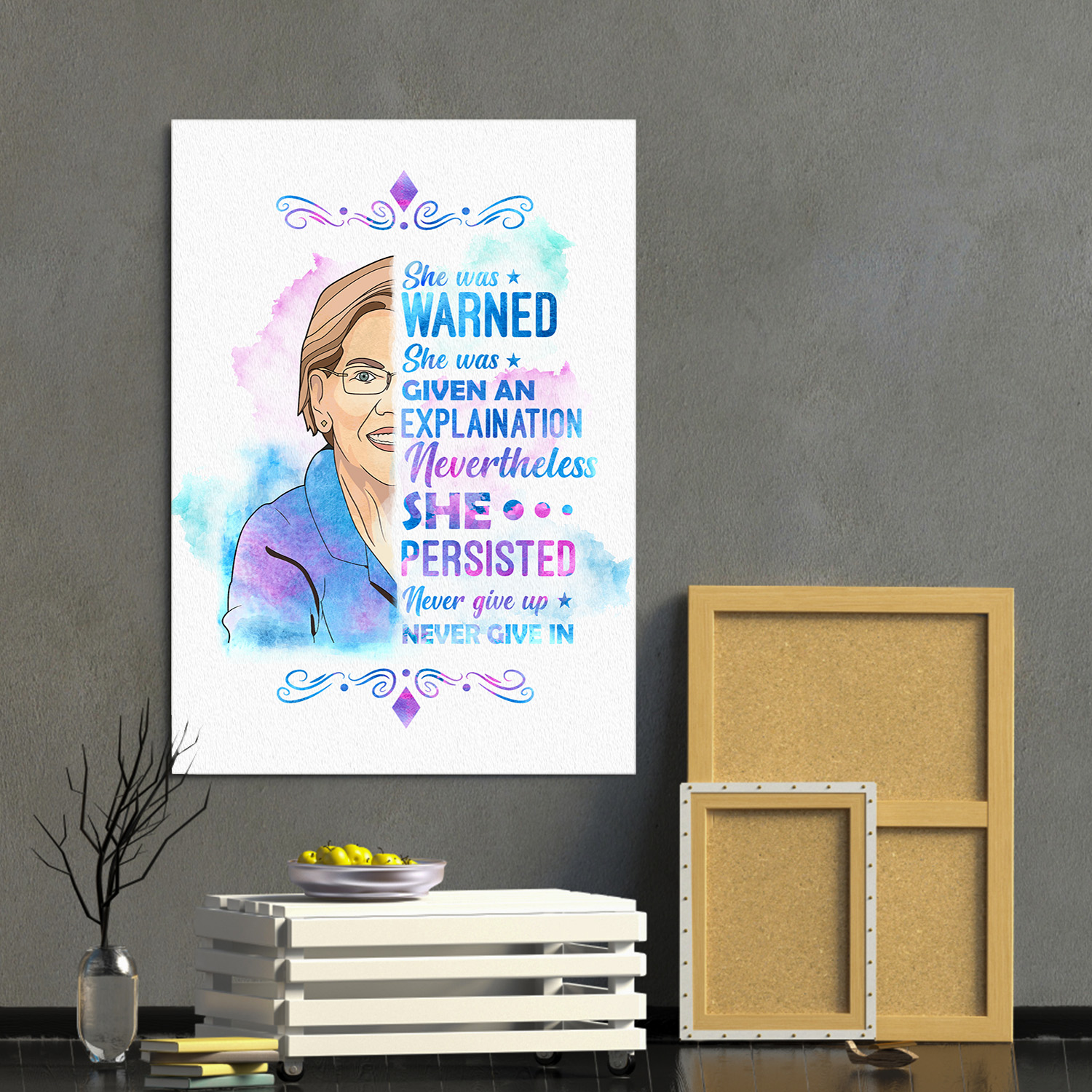 4LV. She Persisted Canvas mk