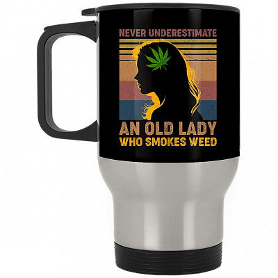 14 oz. Silver Travel Mug