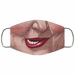 Mary Mouth Hocus Pocus Washable Reusable Custom - Printed Cloth Face Mask Cover, White, Cloth Face Cover