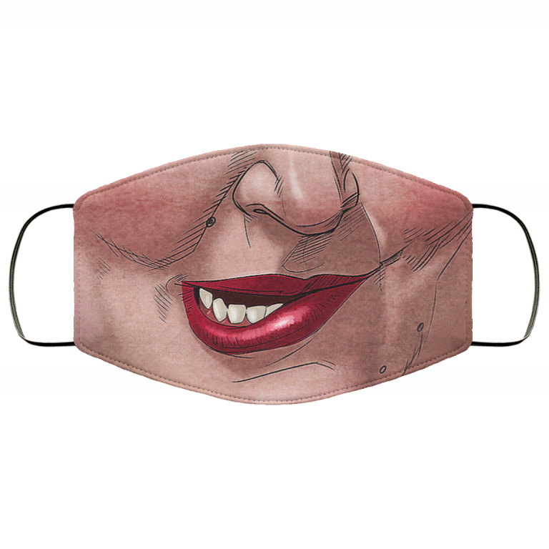 Mary Mouth Hocus Pocus Washable Reusable Custom - Printed Cloth Face Mask Cover, White, Cloth Face Cover