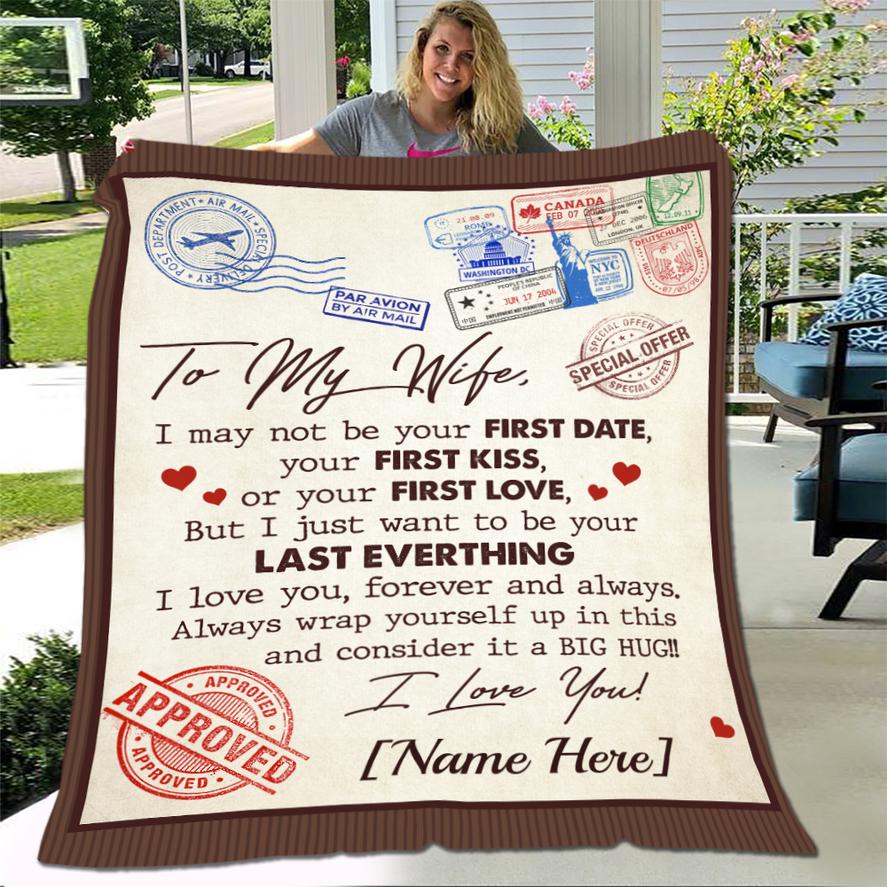 7VT. To My Wife Not First Date Personalized_Playball_321716_1