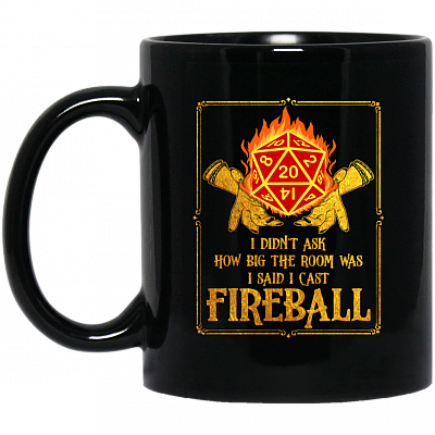11 oz. Black Mug