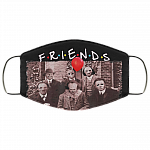 Friends Horror Movies Characters - Killers Friends Washable Reusable Custom - Printed Cloth Face Mask Cover, Black, Cloth Face Cover