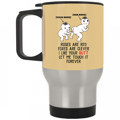 14 oz. Silver Travel Mug